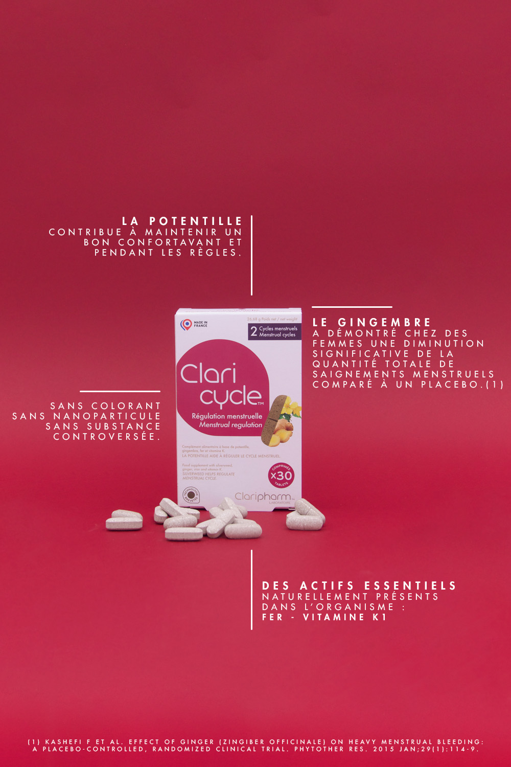 Claricycle Régulation menstruelle
